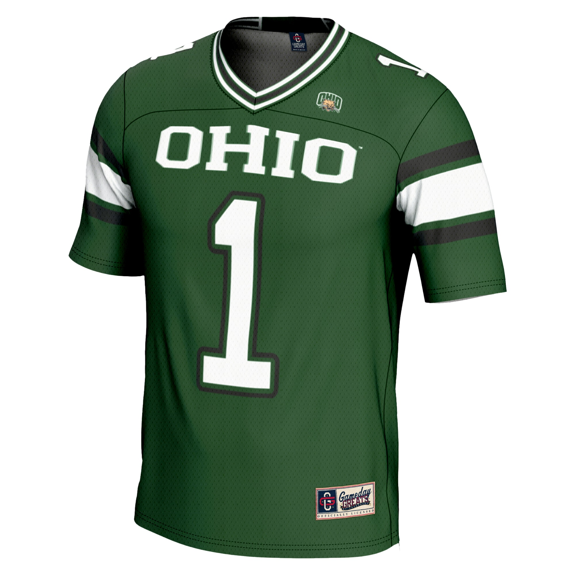 #1 Ohio Bobcats GameDay Greats Endzone 26/27 Football Jersey - Green