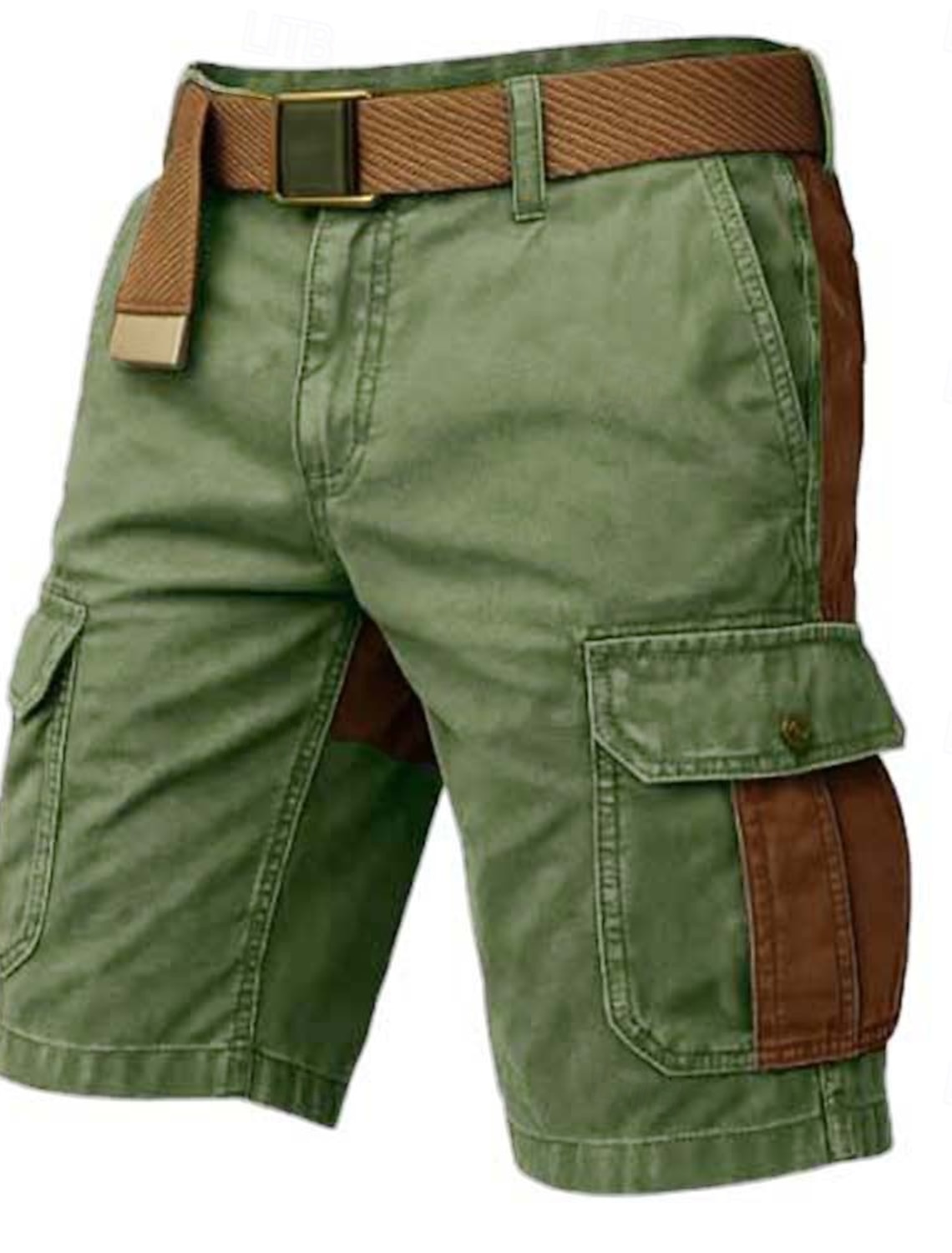 Men's Cargo Shorts Outdoor Casual Hiking Patchwork Multi Pocket