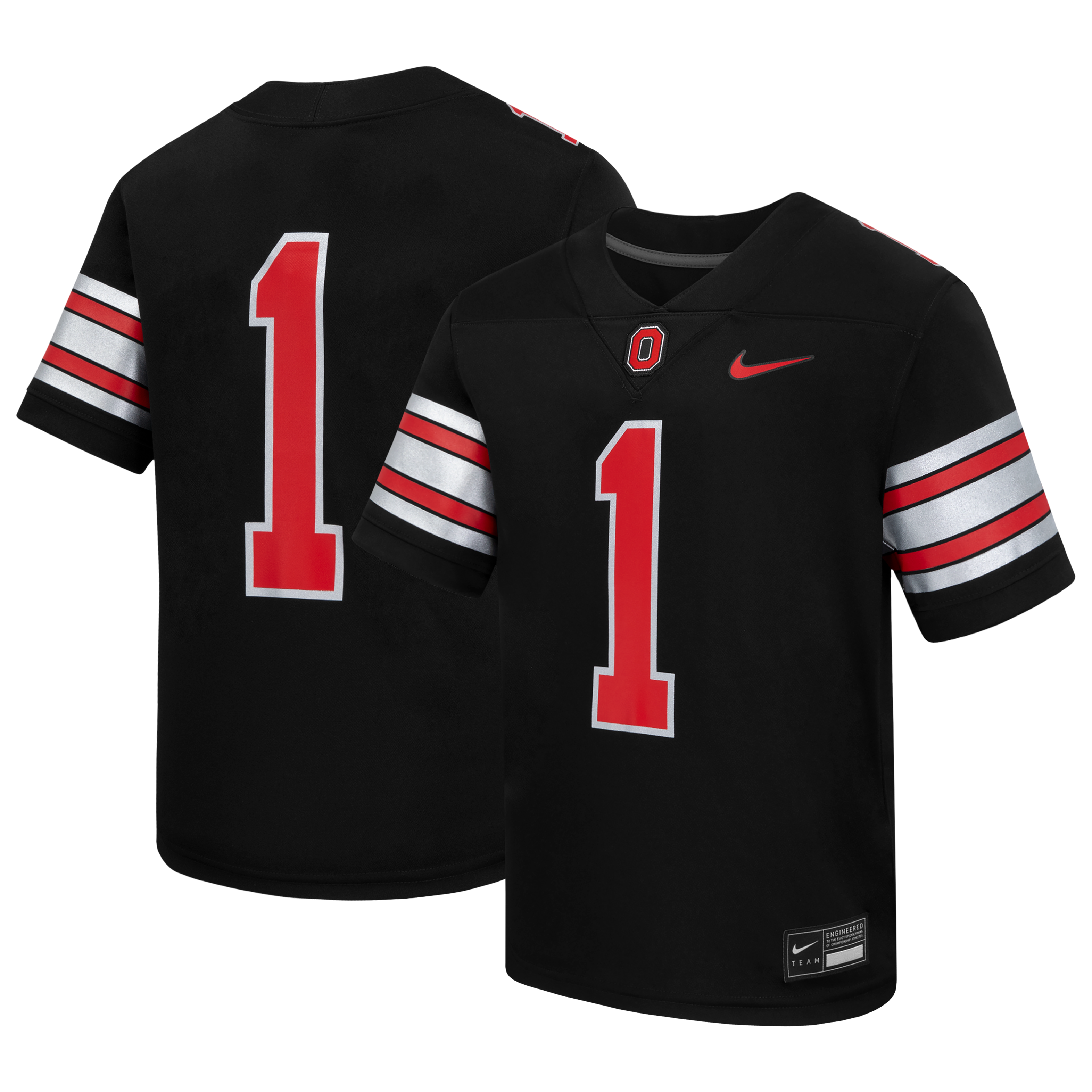 Toddler Black Ohio State Buckeyes Alternate Football Jersey
