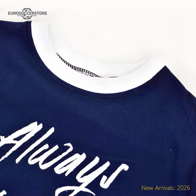 Kids Always Dribbling- Navy/White Ringer