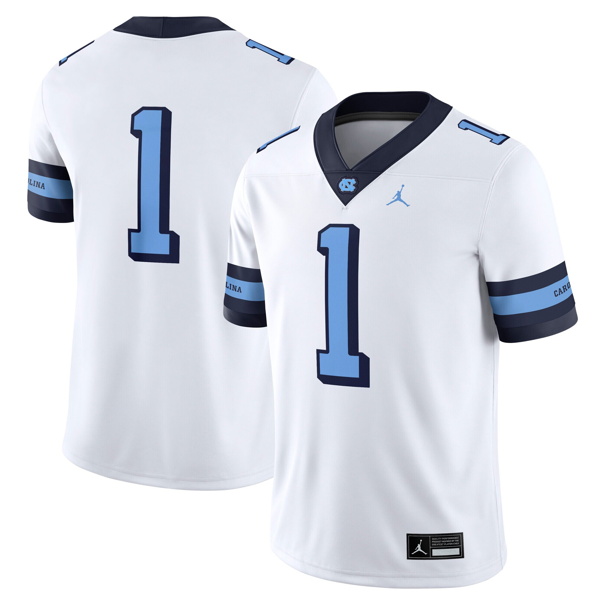 [DDG] North Carolina Tar Heels Youth Alternate Game Jersey - White