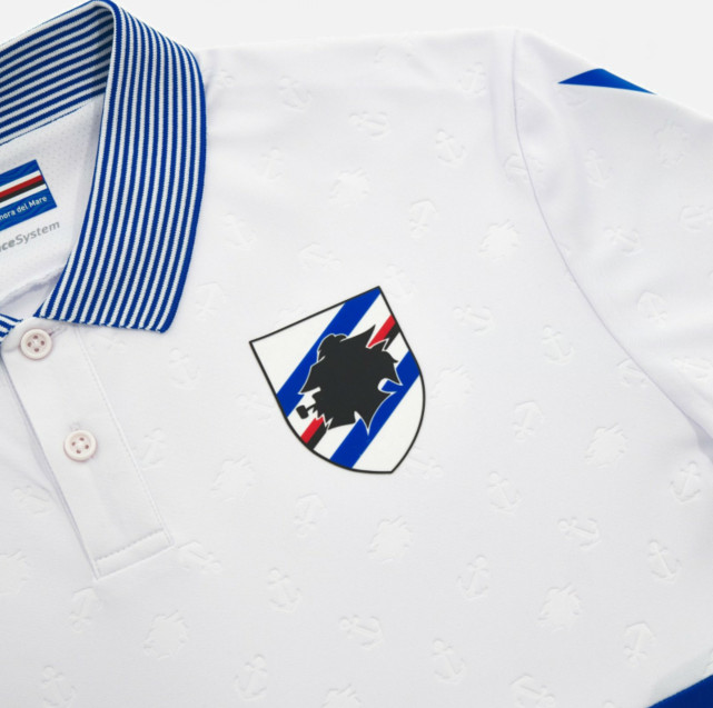 Professional Grade UC Sampdoria 2324 Away White Soccer Jersey Shirt