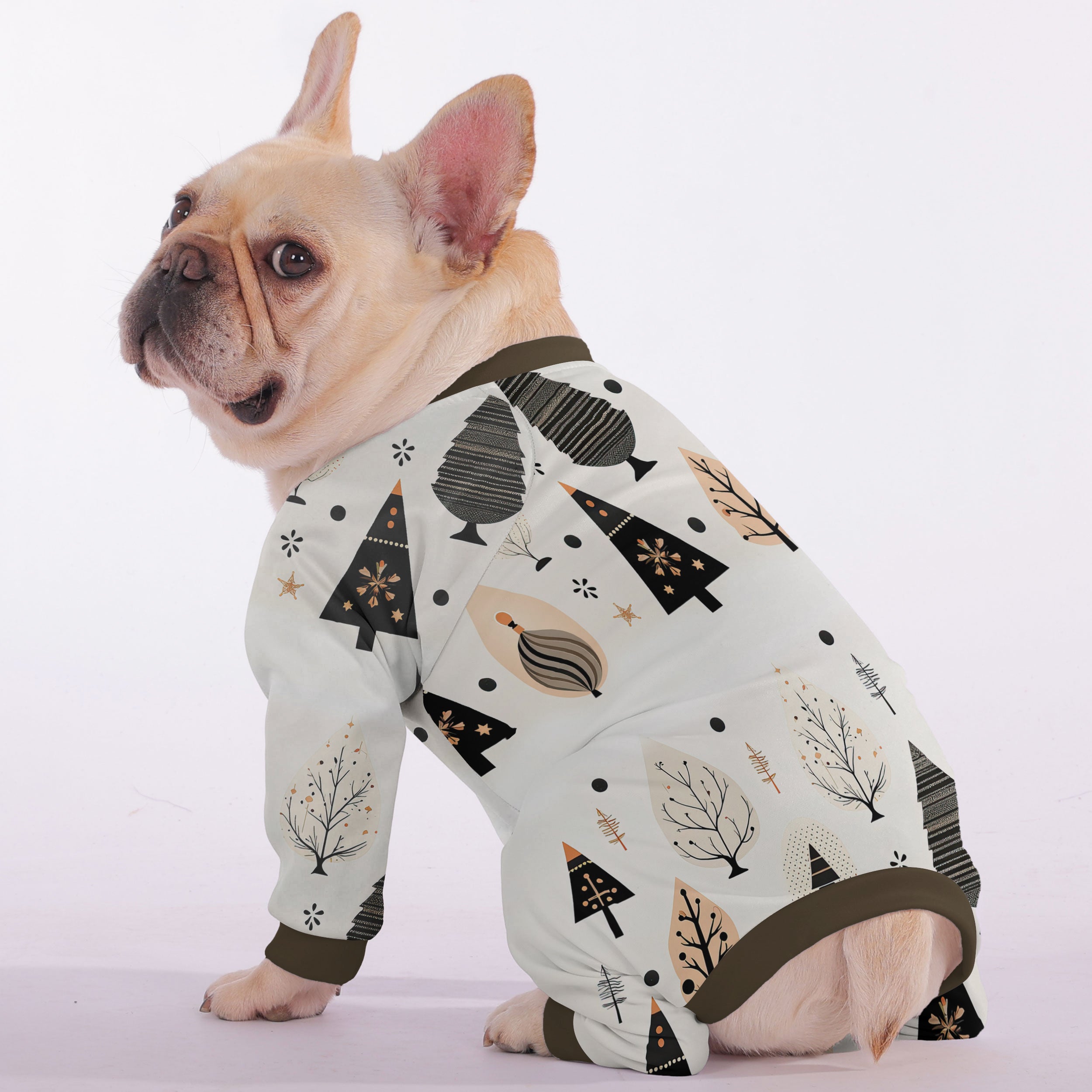 Fashion-Forward Pet-Lover Max - Frenchie Pajama for Casual Outings