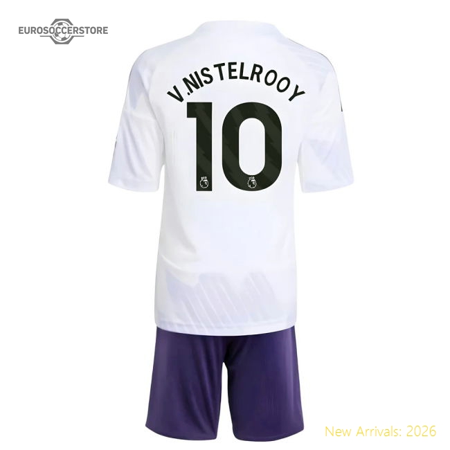 2025-2026 Man Utd Away Mini Kit (vnistelrooy 10) - Great Value