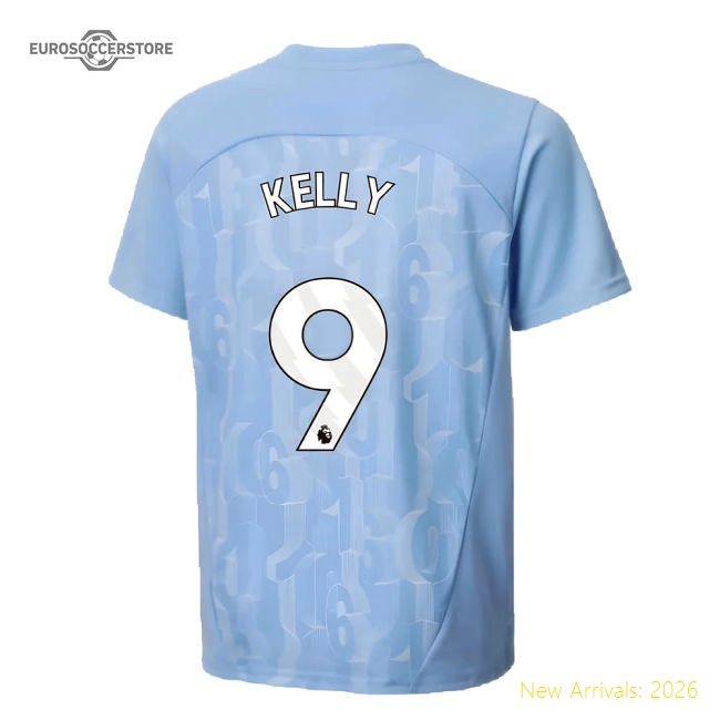 Premium 2024-2025 Man City Prematch Ss Shirt (light Blue) - Kids