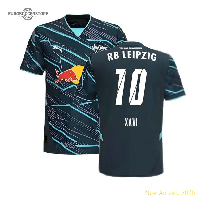 Top-grade 2024-2025 Red Bull Leipzig Third Shirt (xavi 10)