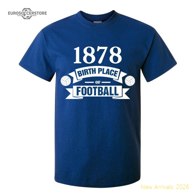 Everton Birth Of Football T-Shirt (Blue) For Premier League Fans