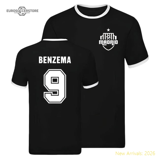 Real Madrid T-Shirt Fan Version For Adults Benzema Match Day Shirt