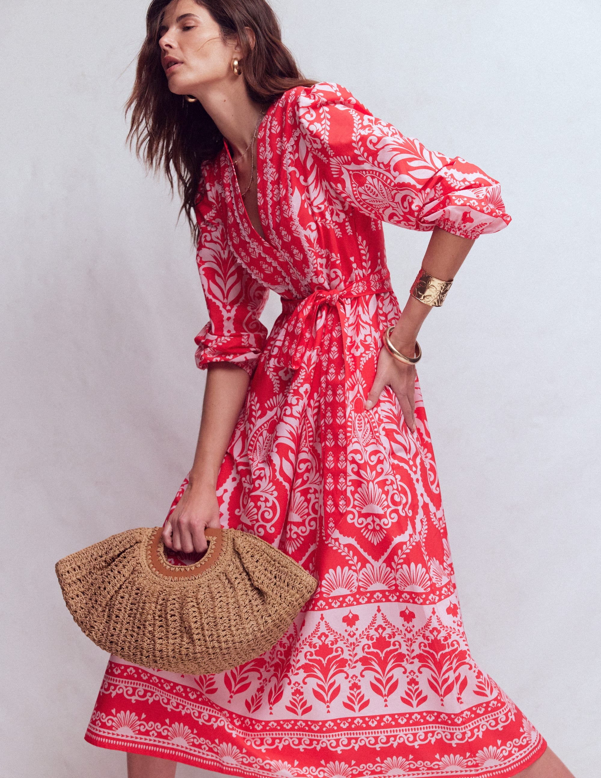 Cary Cotton Midi Dress