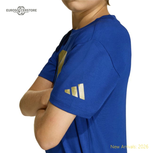 FIFA World Cup 2026 Official Emblem T-Shirt (Blue) - Kids