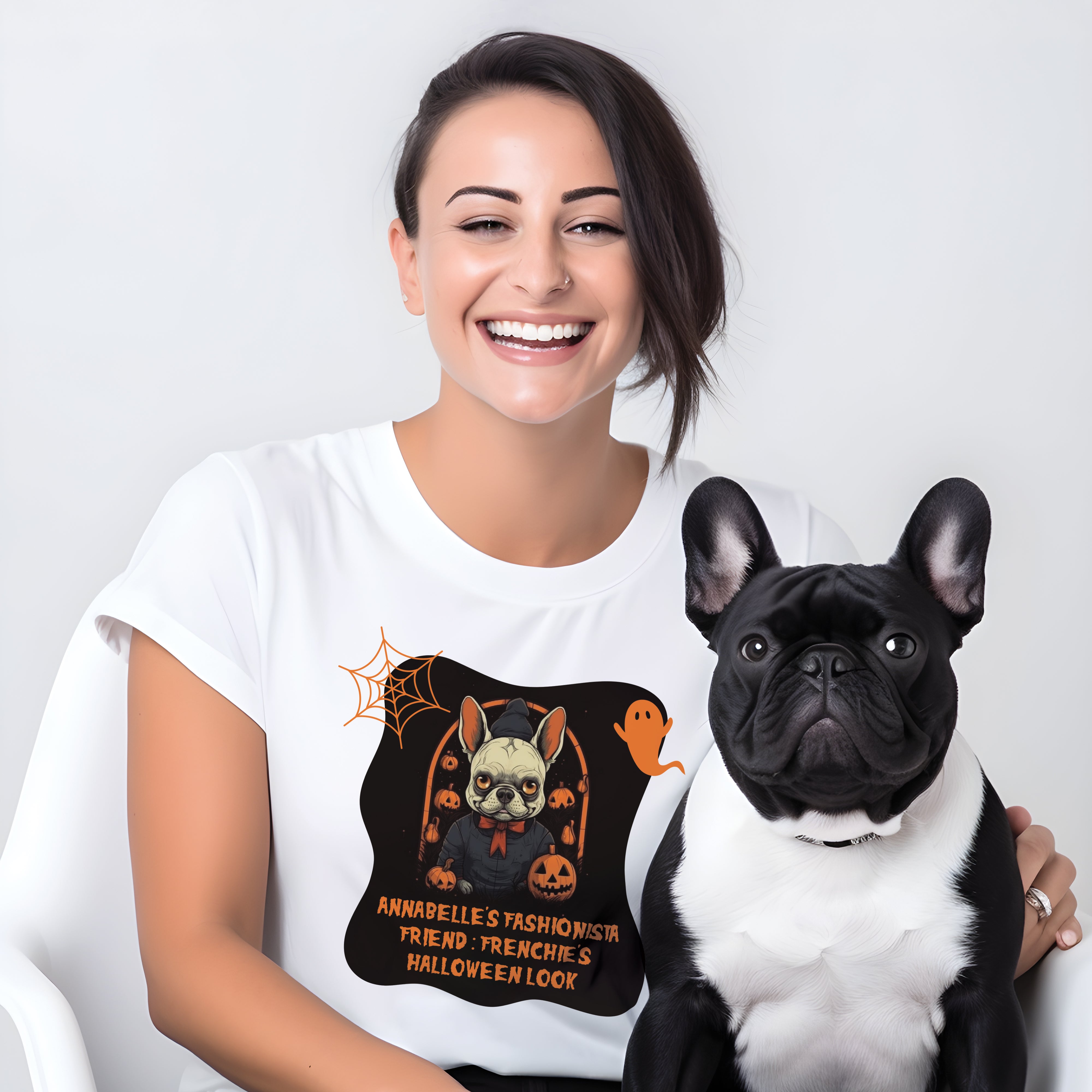 French Bulldog Frenchie's Annabelle Elegance Unisex T Shirt Durable Dog Item