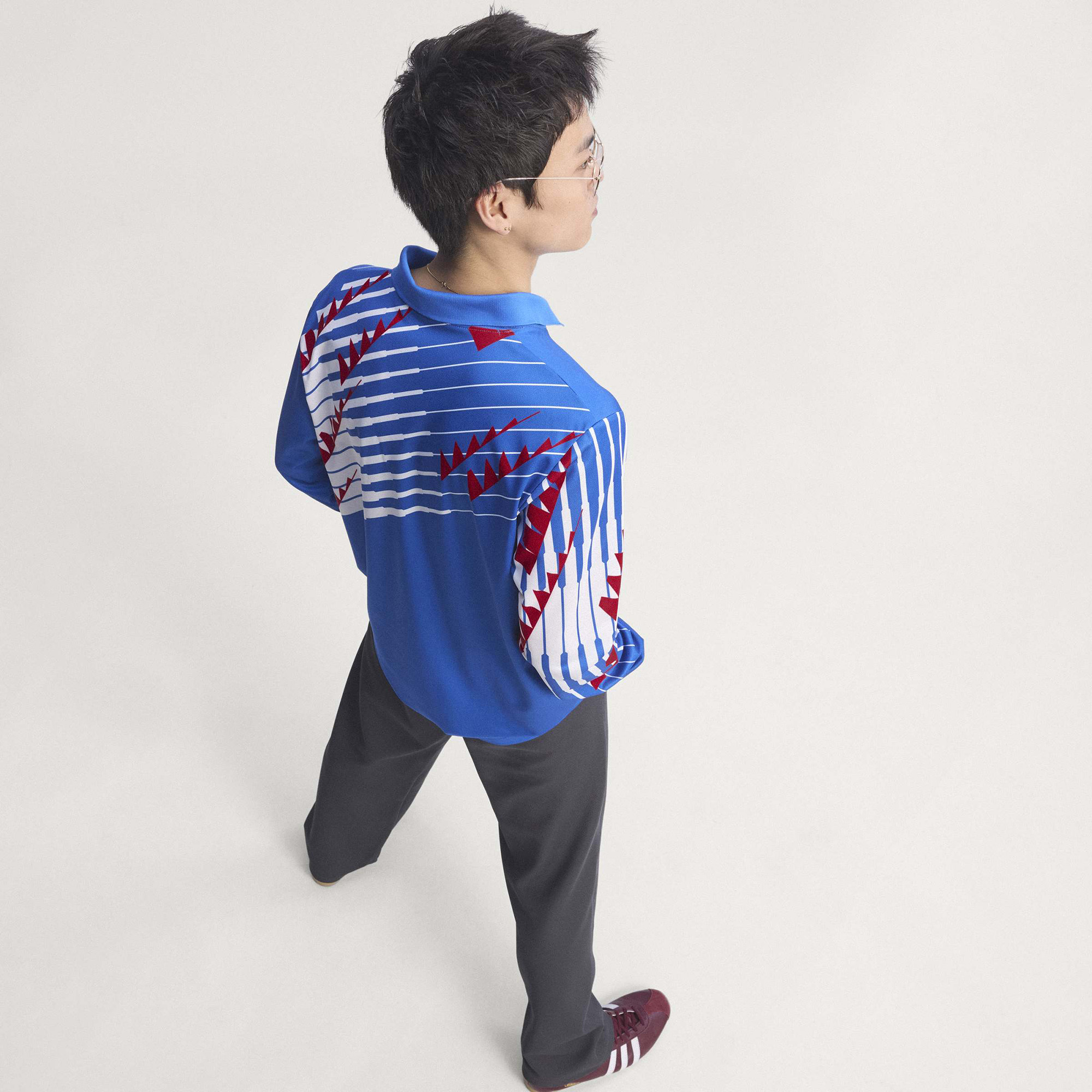 [LK] Japan National Team 1993 Bringback Replica Long Sleeve Jersey - Blue/White