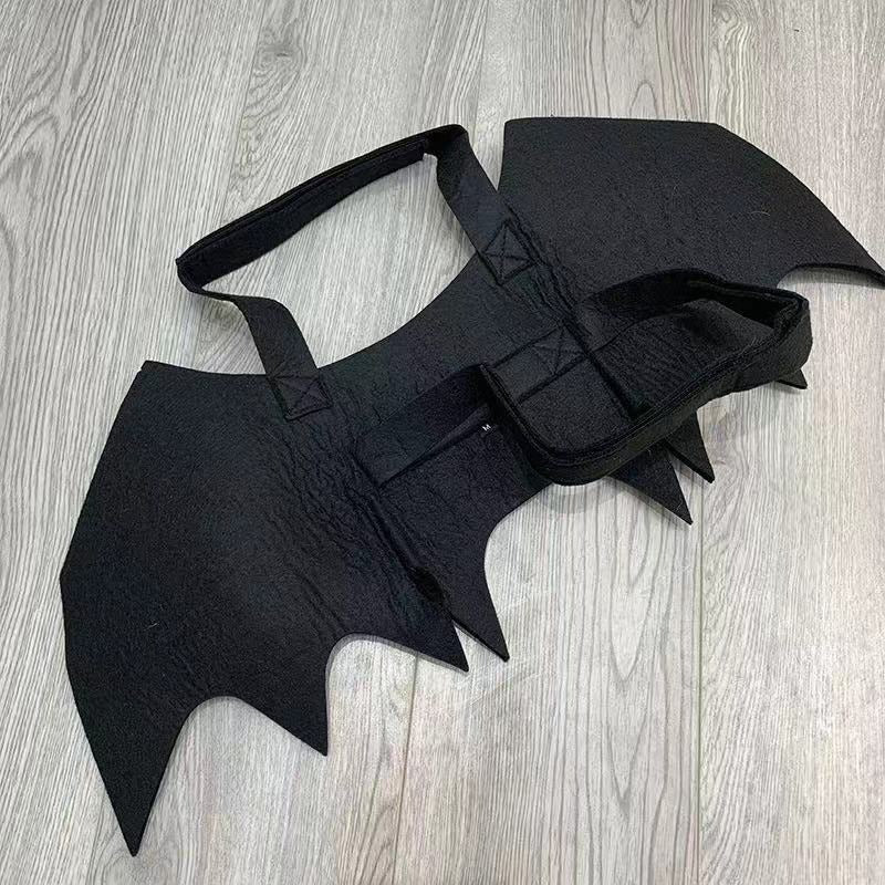 Frenchie Bat Wing Costume – Halloween Wings Dog Costume Dog Supplies