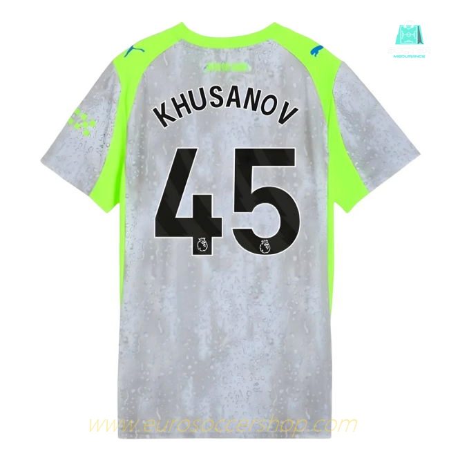 2025-2026 Man City Third Shirt (Womens) (Khusanov 45)