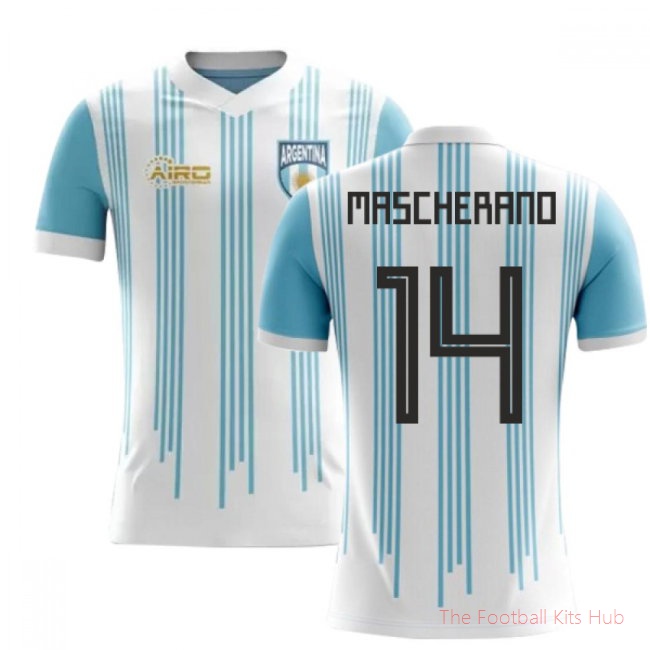 [EFS] 2025/26 Argentina Home Football Shirt (Mascherano 14) - Kids