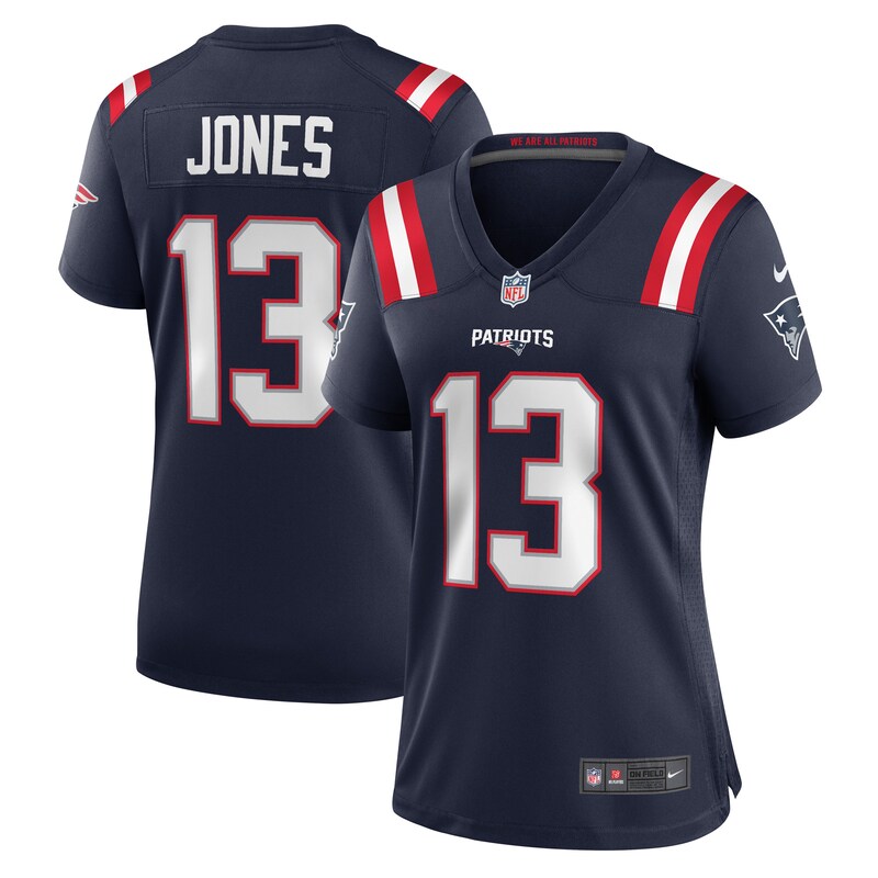 None Jack Jones Record-Breaker NE Patriots Budget-Friendly Jersey