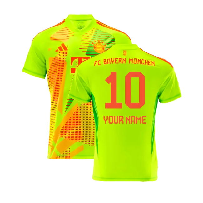 2024-2025 Home Shirt by Bayern Munich Goalkeeper (Adult