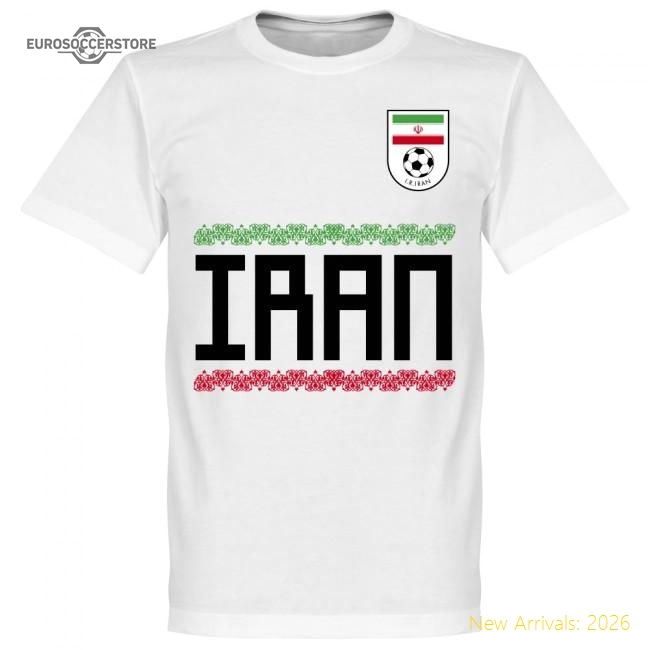 Iran National Team Team T-shirt - White - Fantastic Value