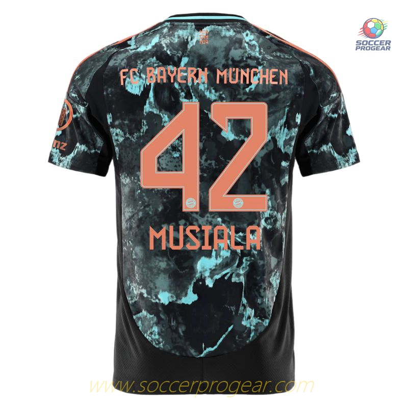 Bayern Munich Away Team Football Shirt 2024-2025 Season Musiala