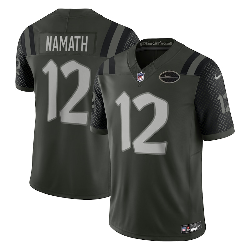 None Joe Namath NY Jets Dynamic Officially Licensed Jersey Football Ap
