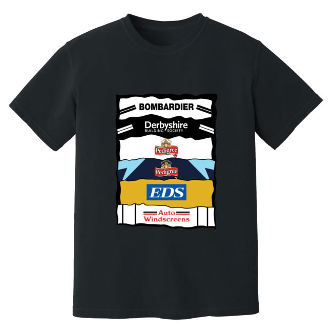Derby Sponsor History T-Shirt - Black