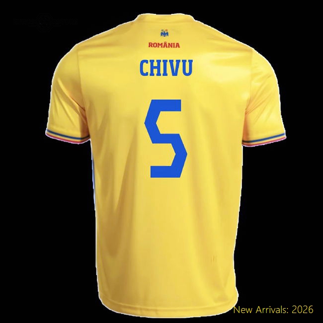 2025-2026 Romania Home Replica Shirt (Kids) (Chivu 5)