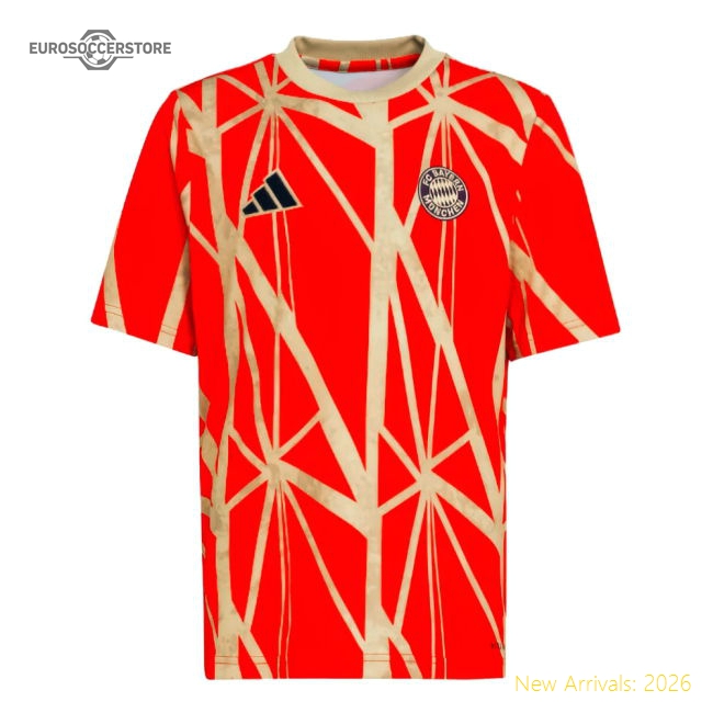 2024-2025 Bayern Munchen Pre-Match Football Jersey (Red)
