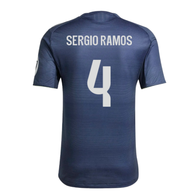 2025-2026 Real Madrid Auth Away Shirt (Sergio Ramos 4) - Stadium Qu...