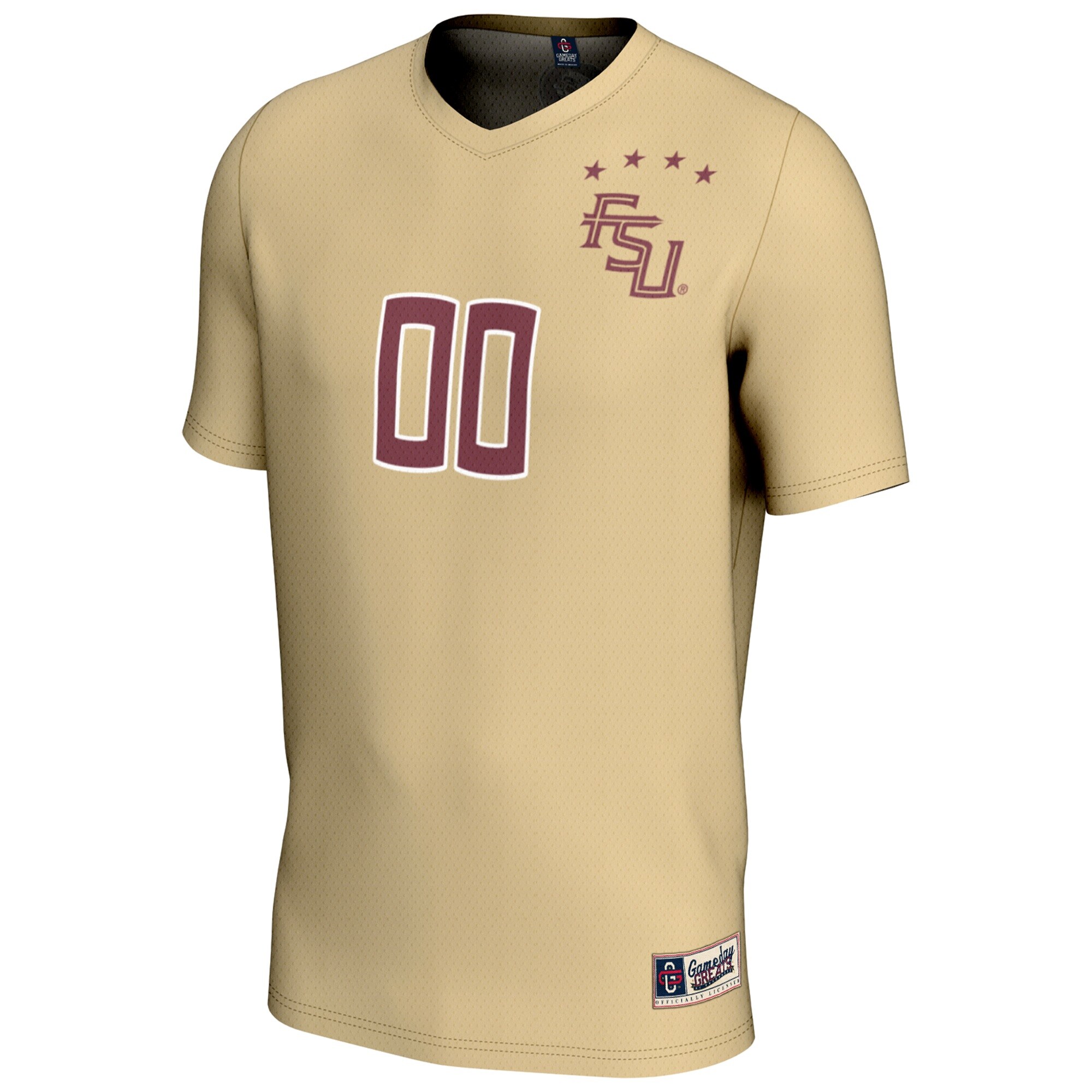 [DDG] Florida State Seminoles GameDay Greats Youth NIL Pick-A-Player Lightweight Collegiate Women's Soccer Fashion Jersey - Gold
