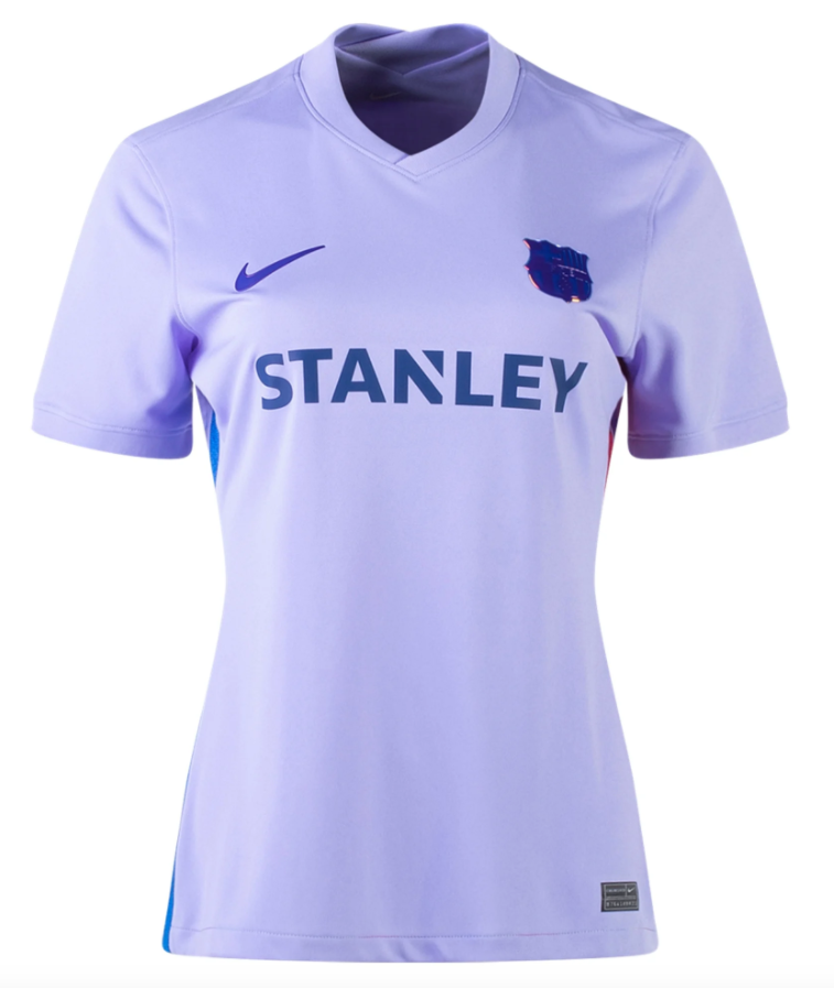 Eye-catching Women Durable Bar Football Legend Away Jersey 2021