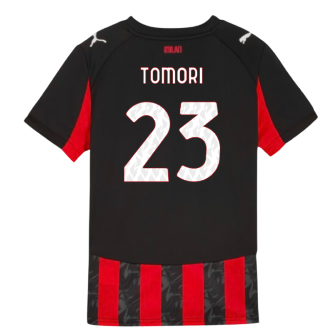 2025-2026 AC Milan Home Kit - Kids (Kids) | Durable | Authentic