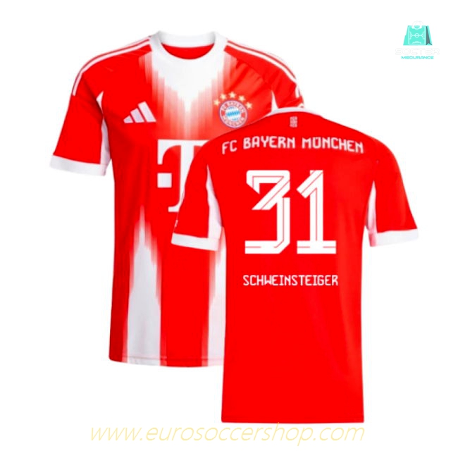 2025-2026 Bayern Munich Home Shirt (Schweinsteiger 31)