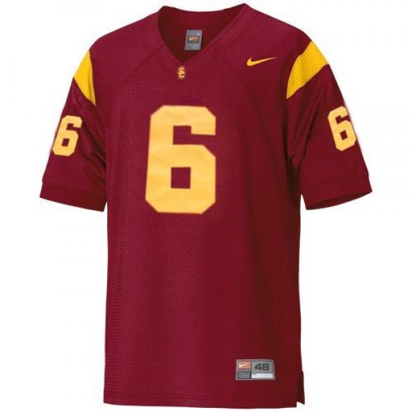 Youth USC Trojans #6 Mark Sanchez Authentic Jersey - Value
