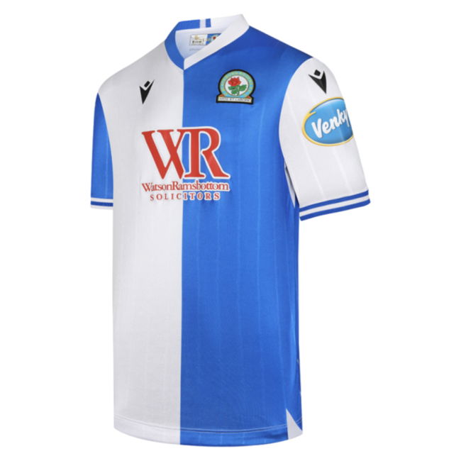 Match Quality Committed Football Blackburn Rovers Home Shirt Trons...