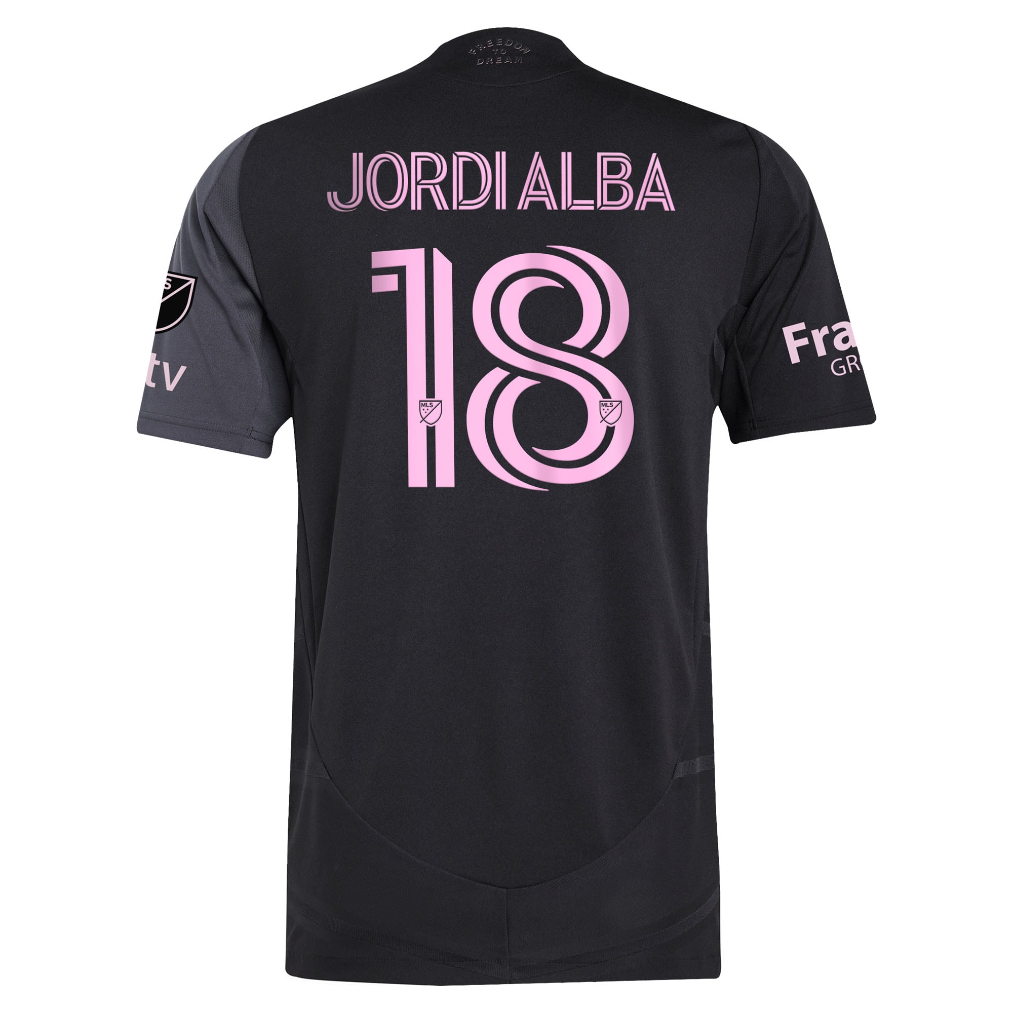 [SJH] Jordi Alba Ramos Inter Miami CF 2025 The Fortitude Kit Authentic Player Jersey - Black