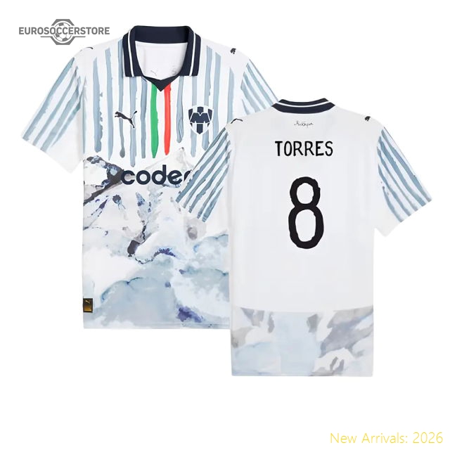 2025-2026 KIDSUPER x CF Monterrey Home CWC Shirt (Torres 8)