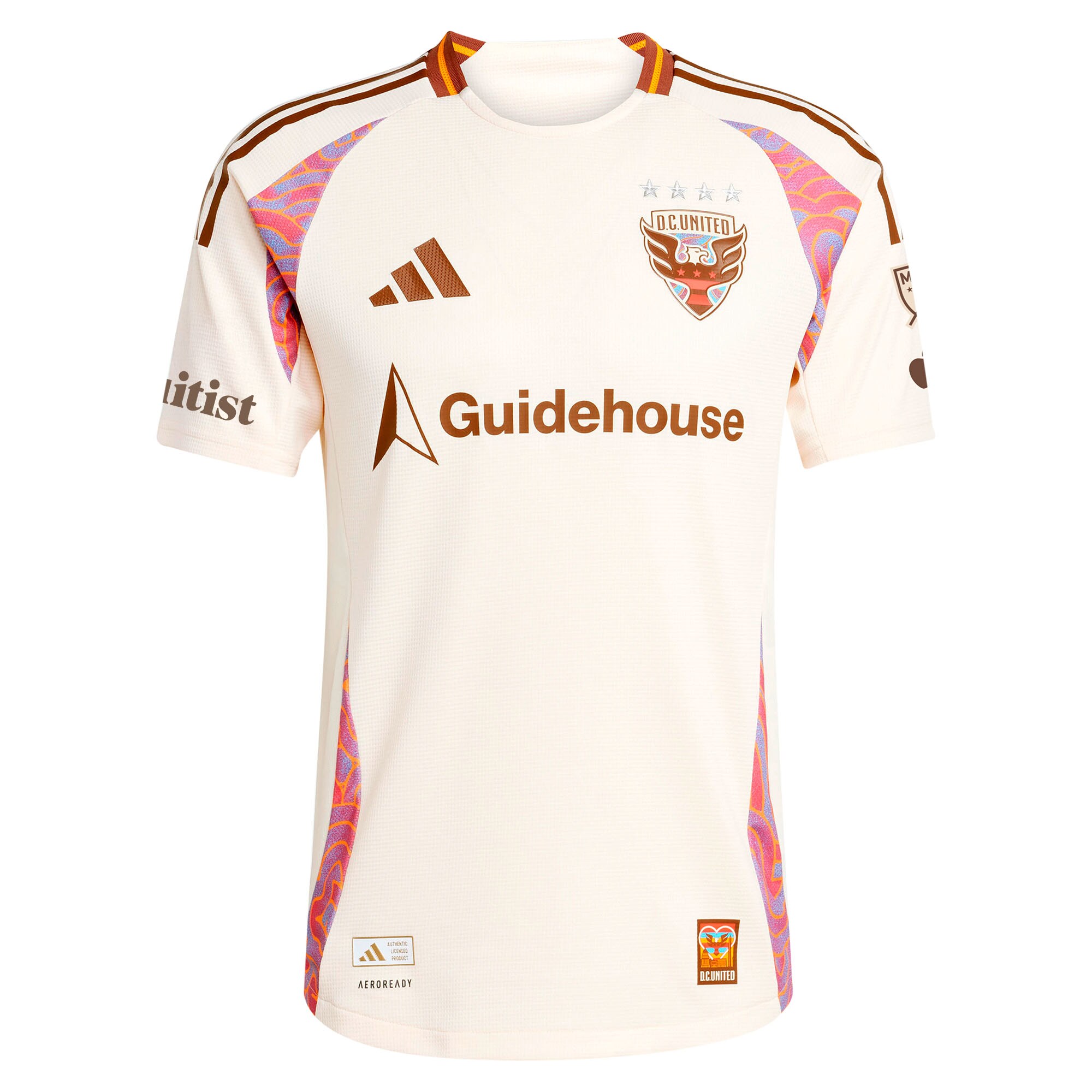 [SJH] Louis Munteanu D.C. United 2025 The Soul Kit On-Field Authentic Jersey - Natural