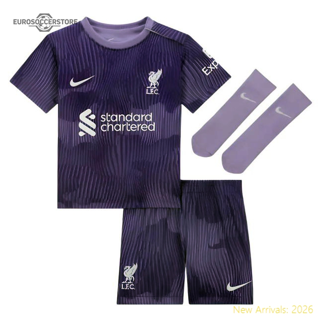 Liverpool Fc 2023-2024 Third Baby Kit English Football Collection