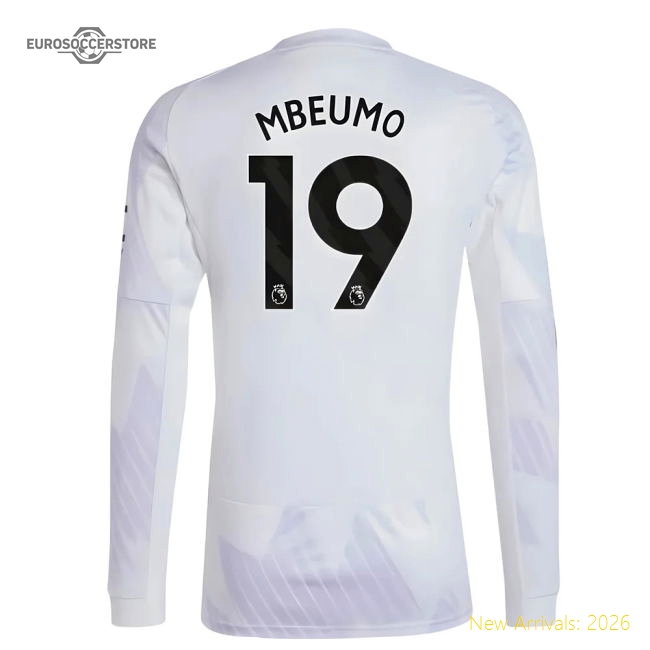Excellent 2025-2026 Man Utd Long Sleeve Away Shirt (mbeumo 19)