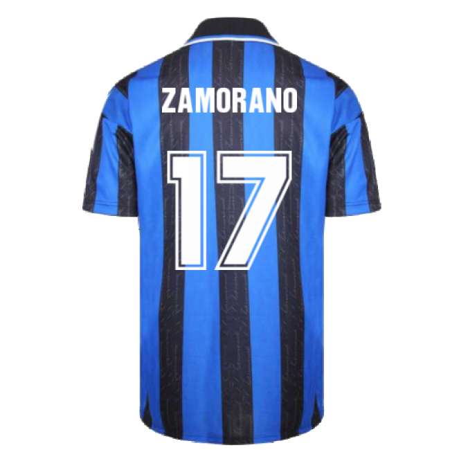 Ac Milan Home Supreme Zamorano Jersey Moisture-wicking Stretchy