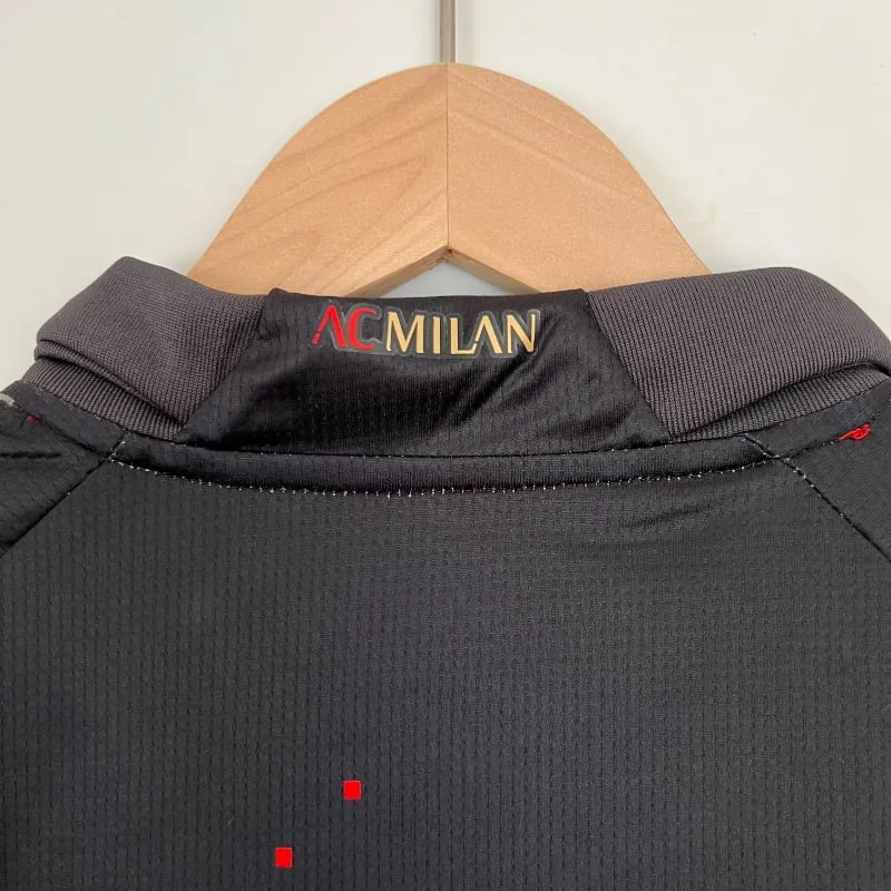 2022-2023 Kids AC Milan Fourth retro kit