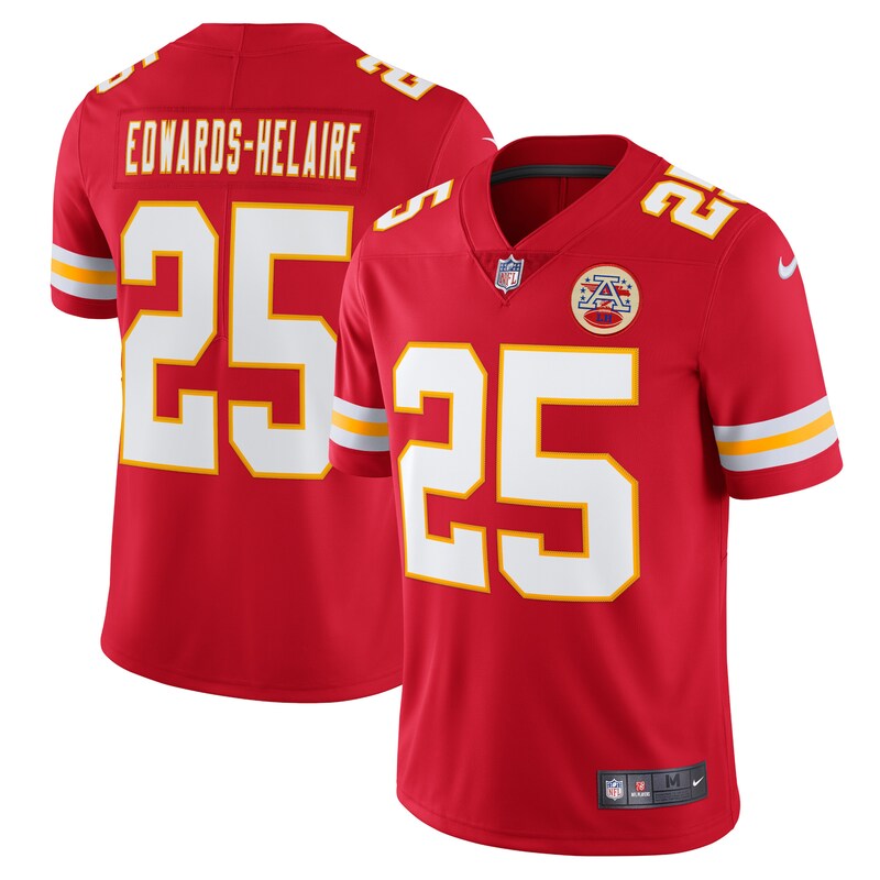 None Clyde Edwards-Helaire KC Chiefs Championship High-Quality Jersey