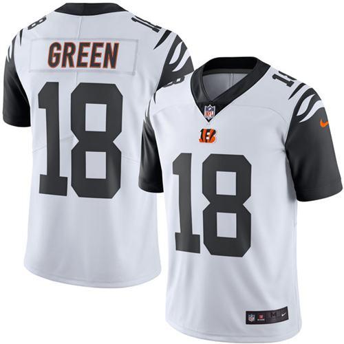 NFL CIN Bengals #18 A.J. Green Green Limited Jersey - A-v10
