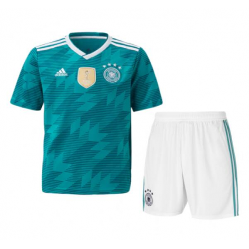 Authentic Kids Germany Away 2018 World Cup Soccer KitShirtShorts