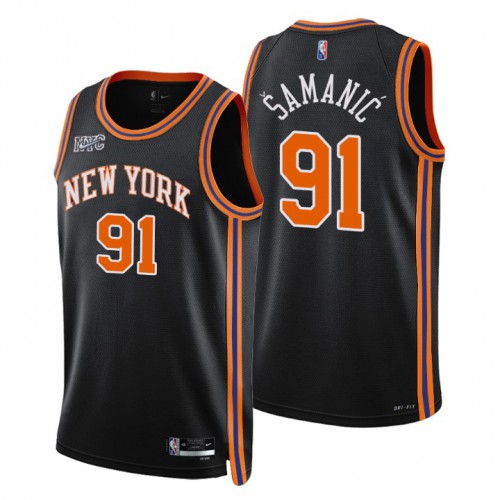 New York Knicks Luka #91 Pro Series Swingman Jersey Retro Style