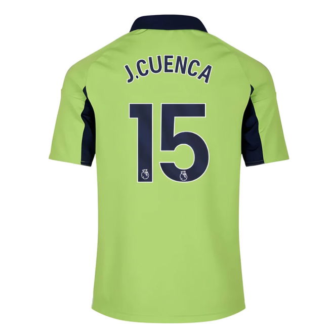 Famous 2025-2026 Fulham Away Finest - EPL Shirt J.Cuenca 15 Kids#413