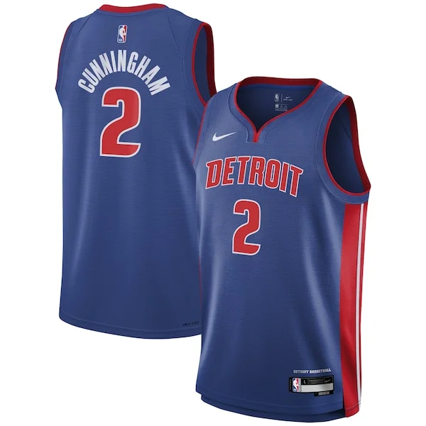 Cade Cunningham DET Swingman Jersey - top-tier vintage - Blue