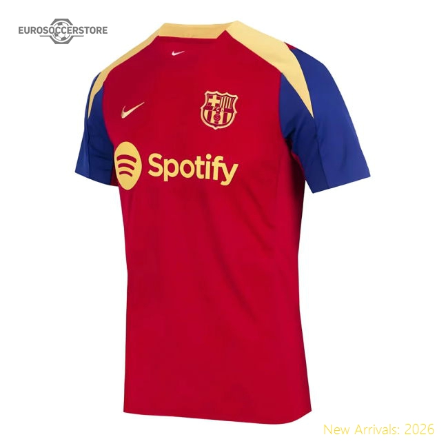 Pro Home Barcelona Jersey Athletic Fit Comfortable Breathable