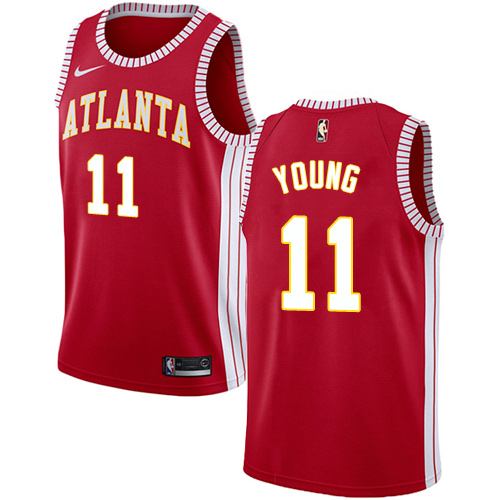 ATL Red Nike A. Hawks #11 NBA Jersey Basketball Jersey NBA Fan Apparel