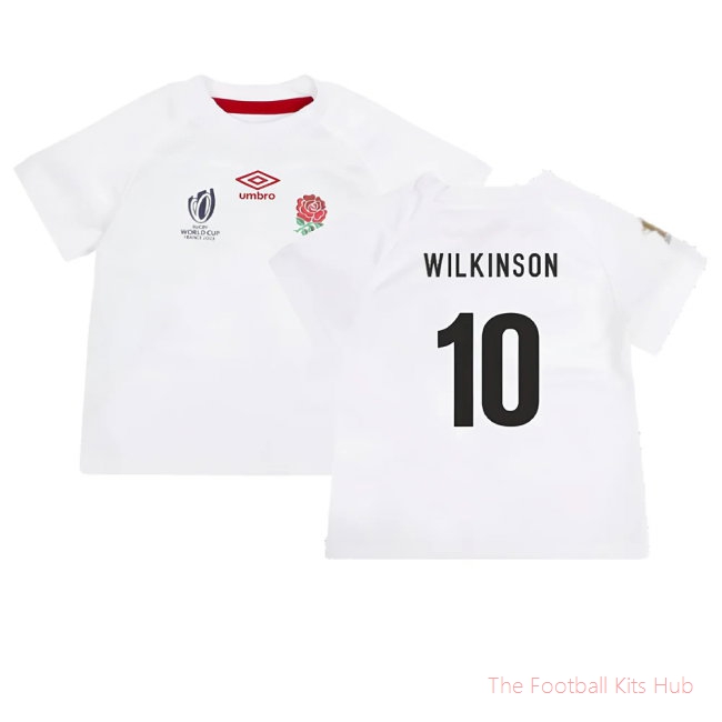 England RWC 2023 Home Replica Rugby Baby Kit (Wilkinson 10)